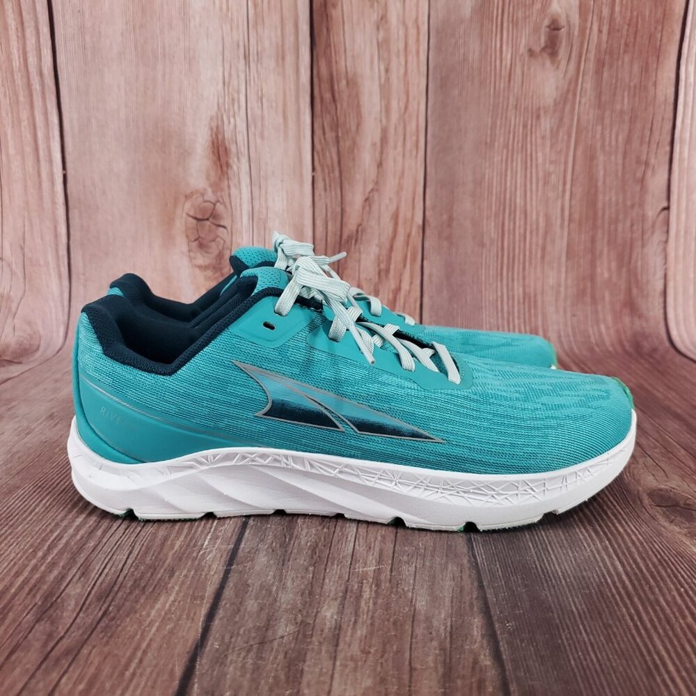 Altra Womens Size 6.5 Rivera Teal Blue Running Shoes AL0A4VQV324 - Picture 3 of 14